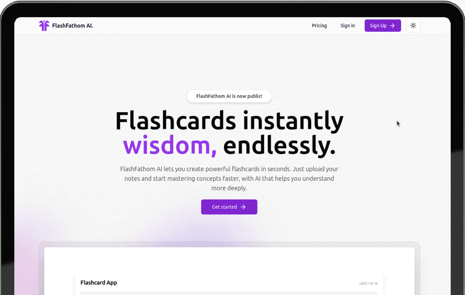 The ultimate flashcard generator.